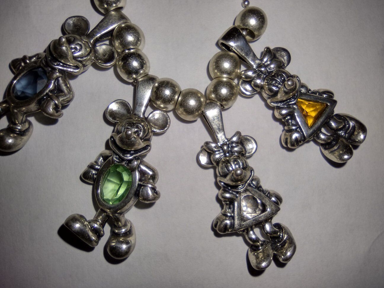 Vintage Disney Mickey and Minnie figurines 22" Nec