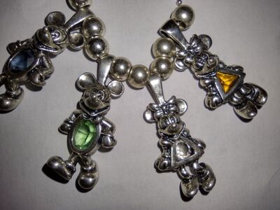 Vintage Disney Mickey and Minnie figurines 22" Nec