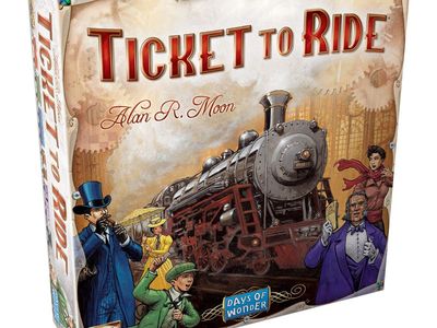 Ticket To Ride by Alan R. Moon - Days of Wonder - Train Adventure Board Game