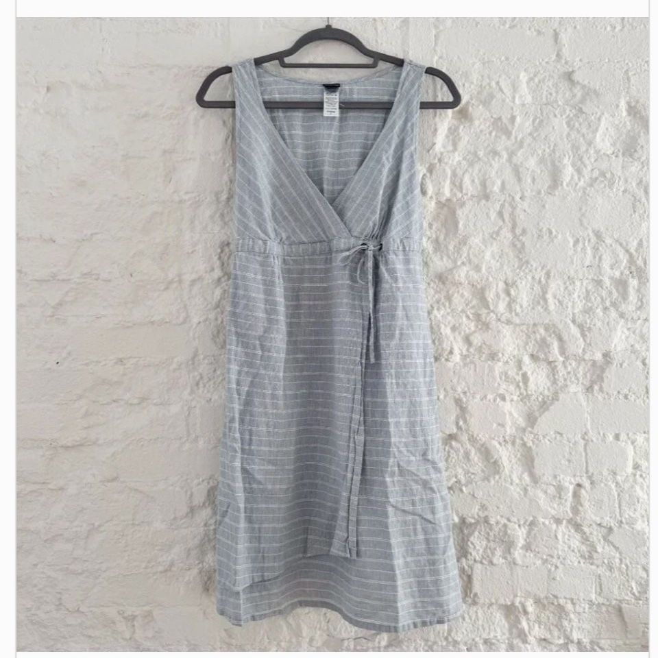 Patagonia Women's Size 4 Island Hemp Crossover Dress with Pickets 
