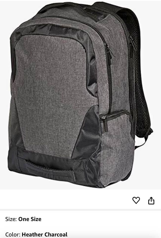 Kuehne+Nagel Laptop Backpack - Heather Charcoal (P)