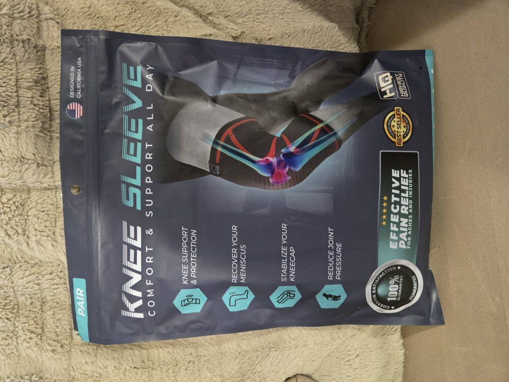 Knee Sleeves Pair Size Medium