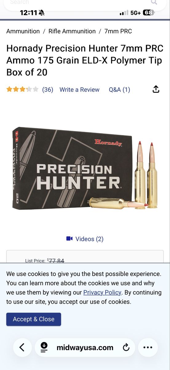 7mm prc ammo