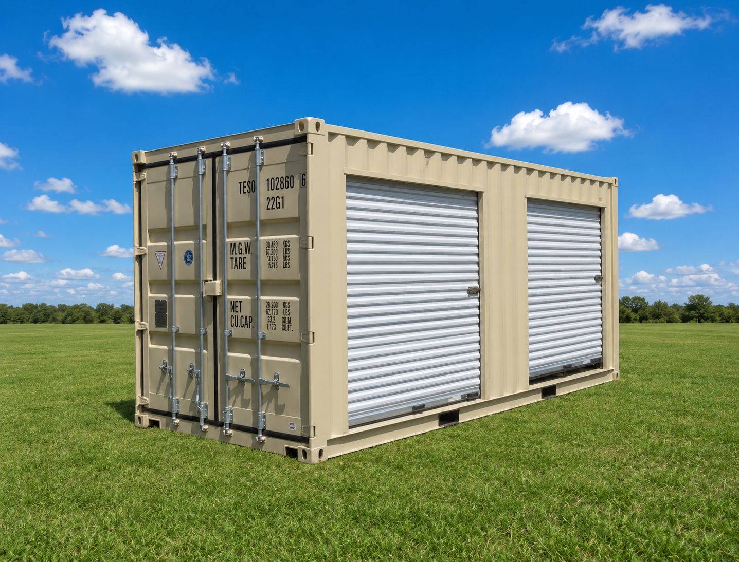 Shipping Container 8 x 20 immediate storage solution. We do modifications as well.
