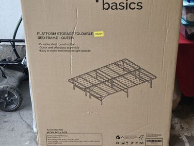 New in Box Queen Size Platform Bed Frame