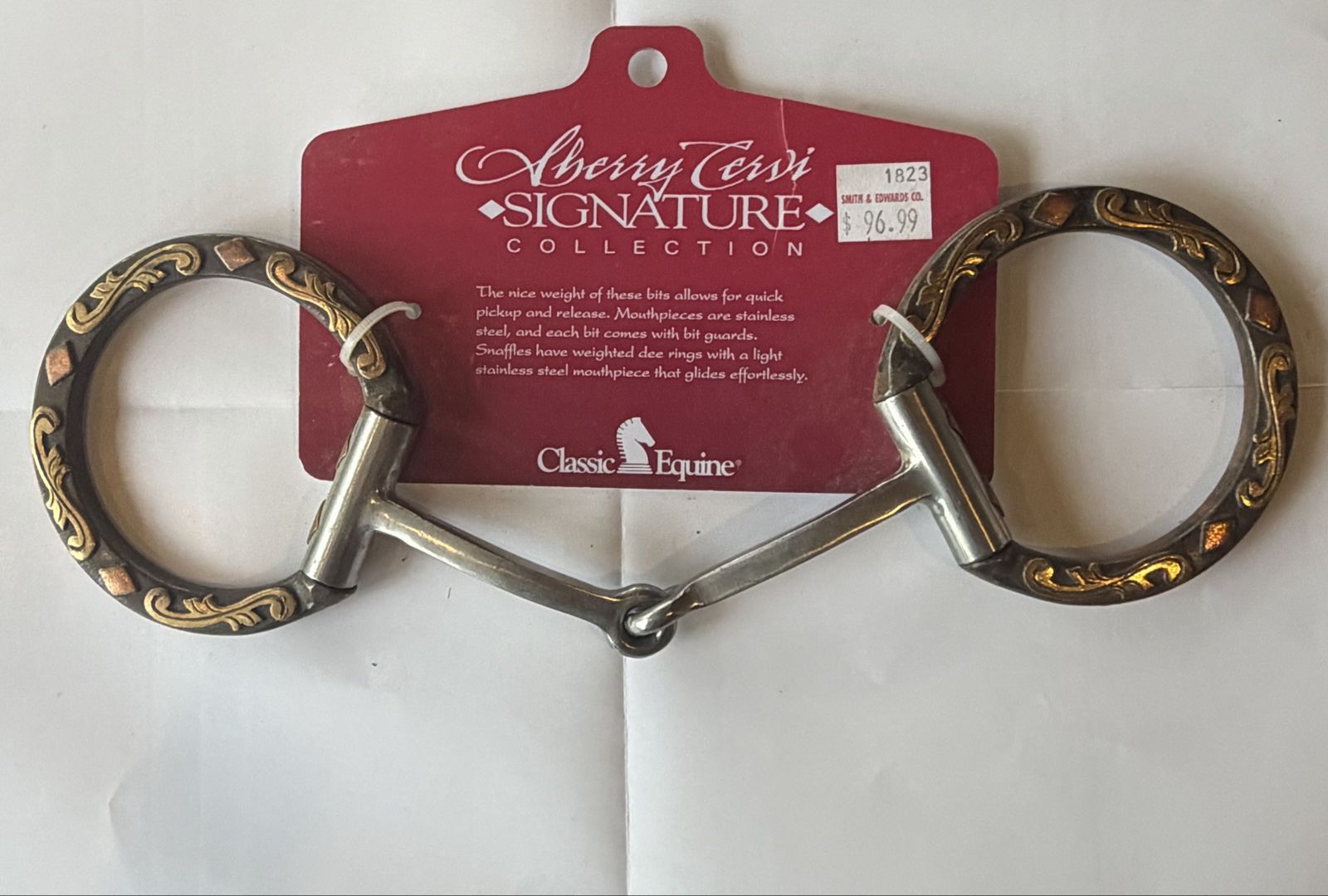 Abby Cervi Signature Collection Classic Equine Snaffle Bit