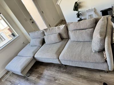 IKEA Sectional Sofa with Chaise