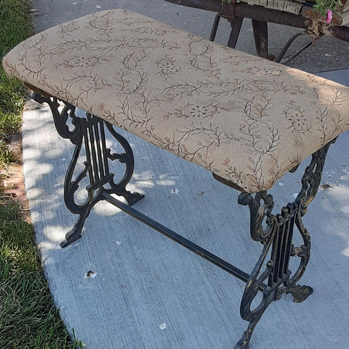 Antique Vanity Bench