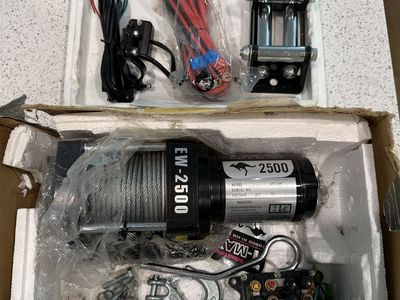 New ATV Winch 2500 lbs