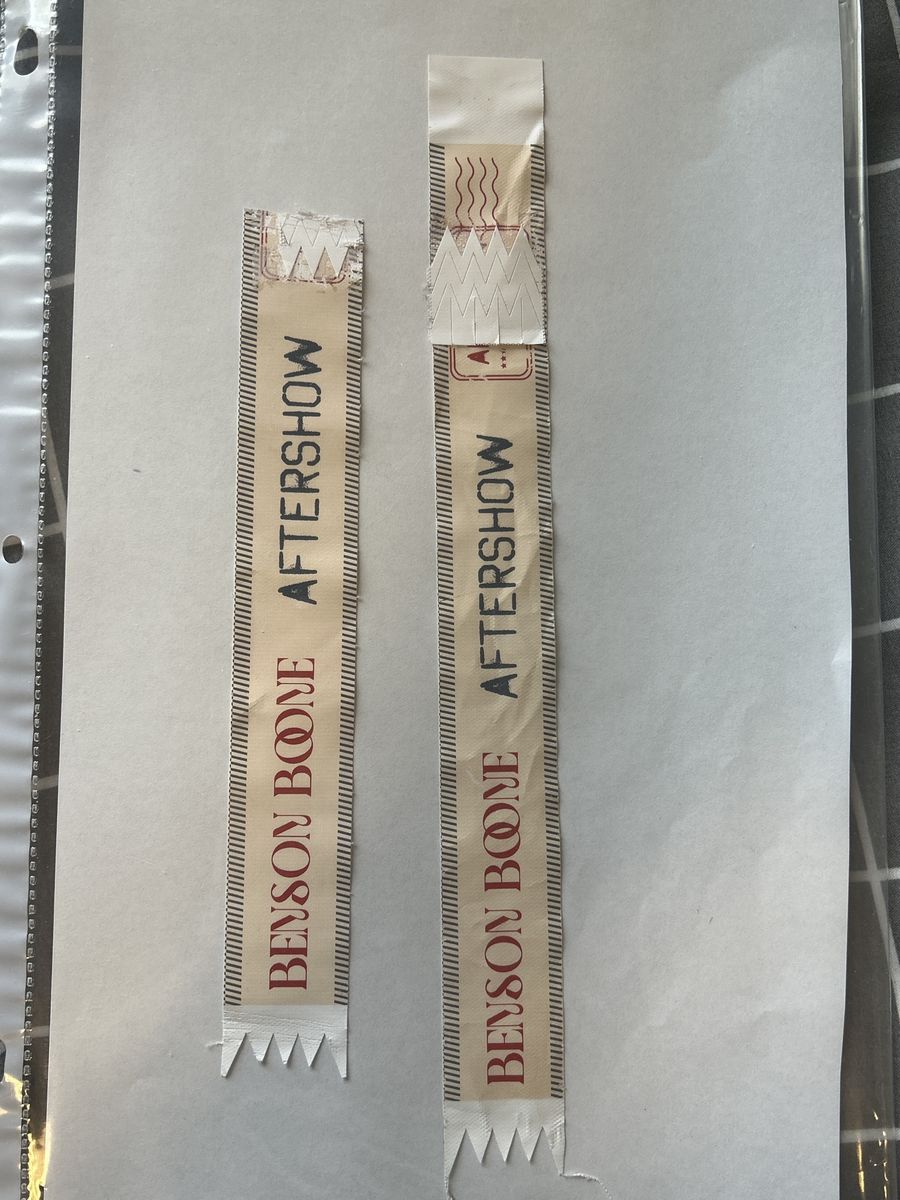 Benson Boone Atershow Backstage Passes