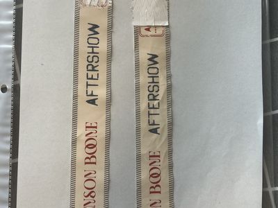 Benson Boone Atershow Backstage Passes