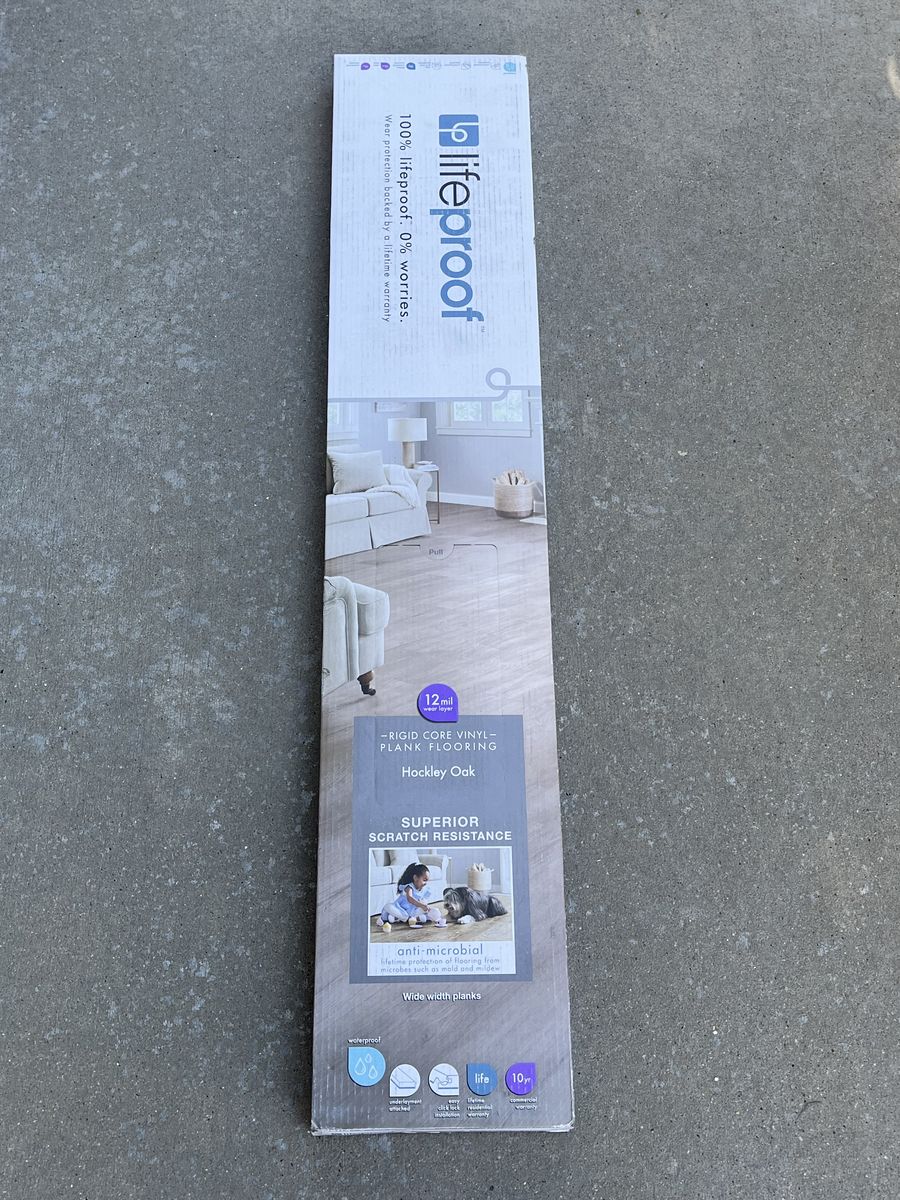 Lifeproof Hockley Oak Click Lock Waterproof Luxury Vinyl Plank Flooring