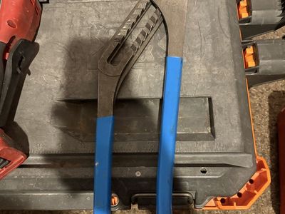 Channellock 12-inch and 9.5-inch Straight Jaw Pliers Set - Used, Good Condition