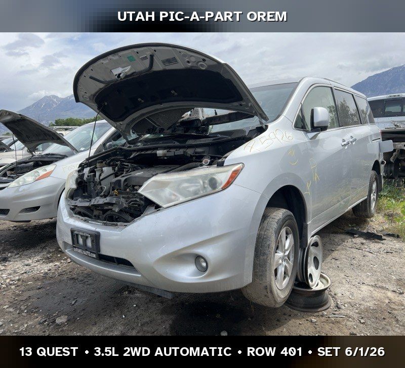 2013 Nissan Quest Parts - UTPAP Orem