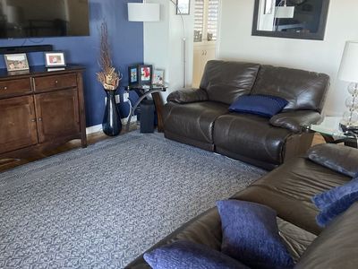 Luxury leather recliner