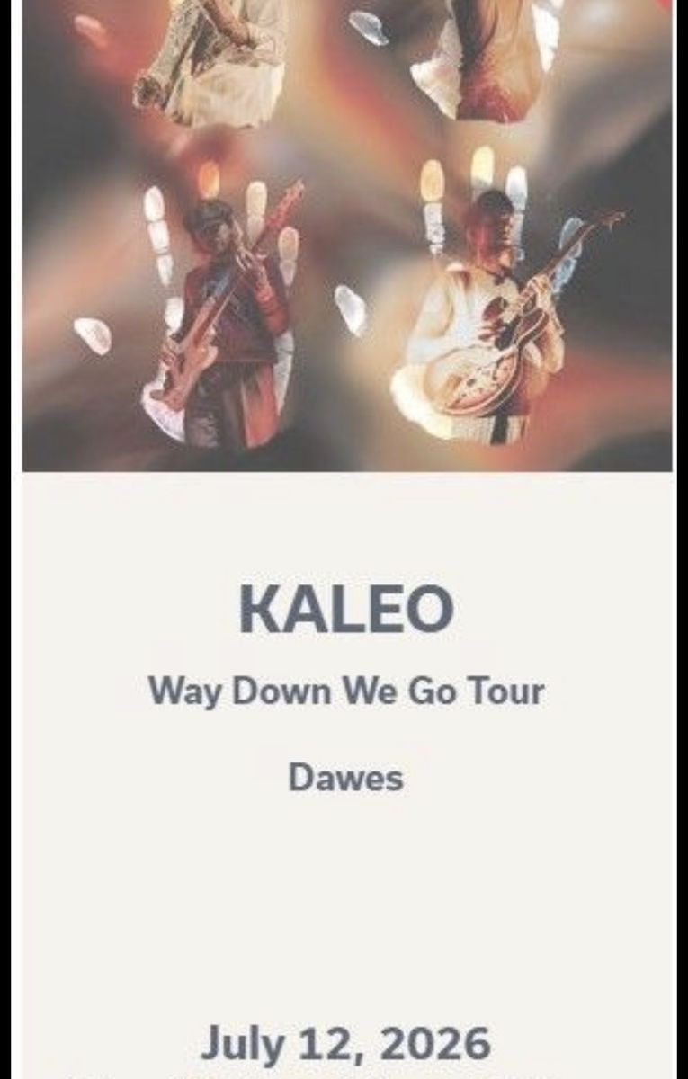 KALEO Way Down We Go Tour Ticket - July 12, 2026 - Dawes - 4 tickets
