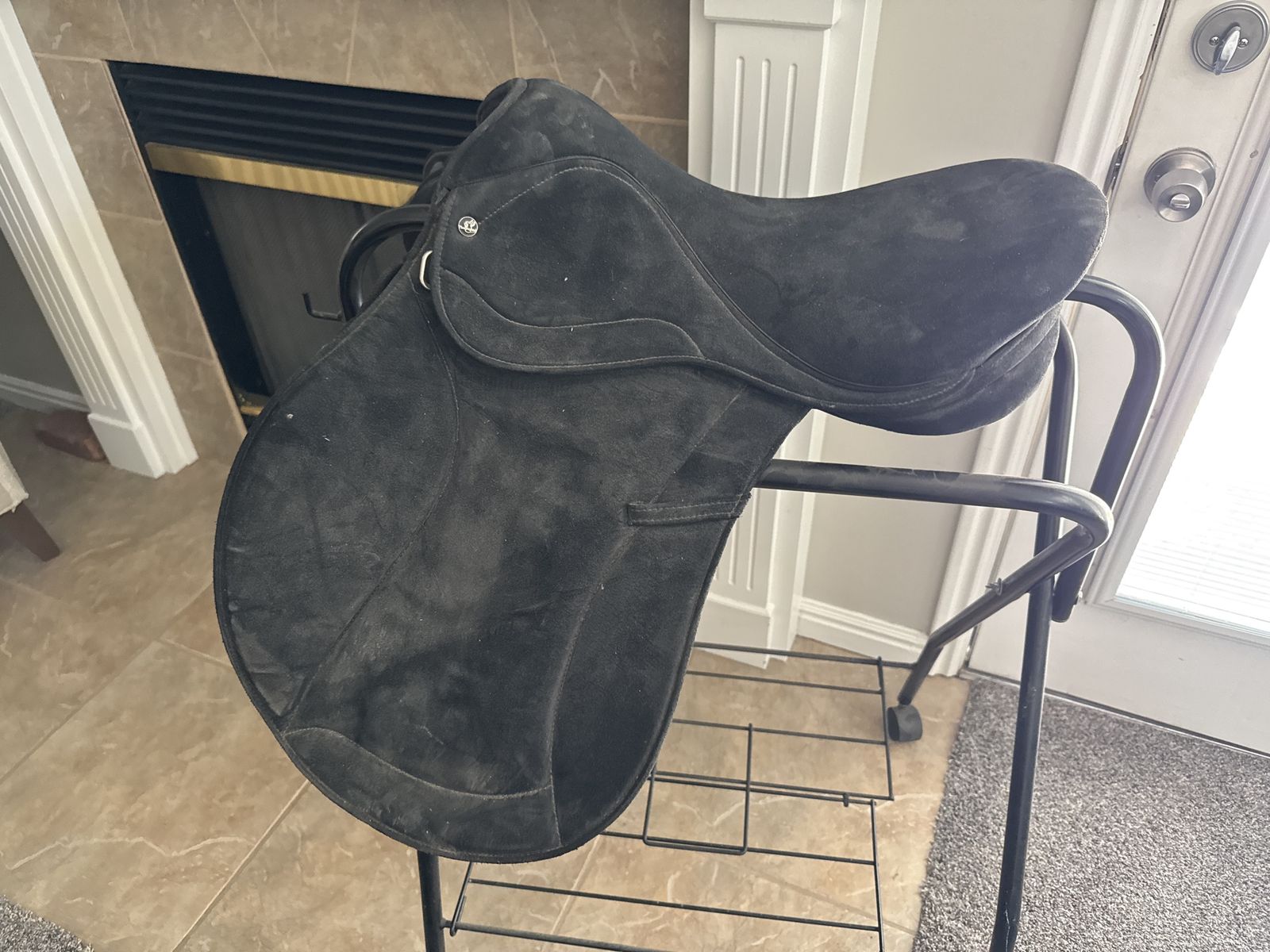 English saddle, bridle, and pad