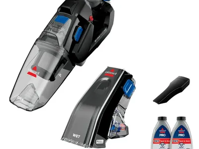 Brand new BISSELL Pet Stain Eraser Duo Cordless Portable Deep Cleaner and Hand Vacuum.
