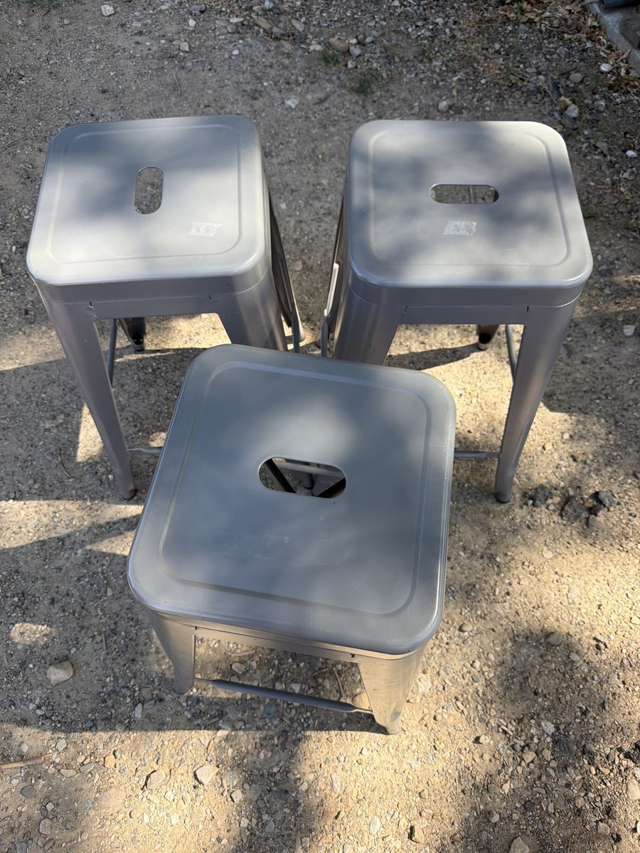 Metal stools