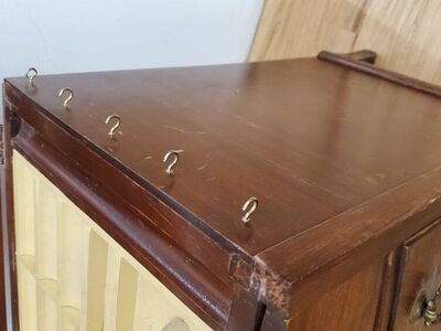 Mahogany jewelry, accessories or sewing dresser