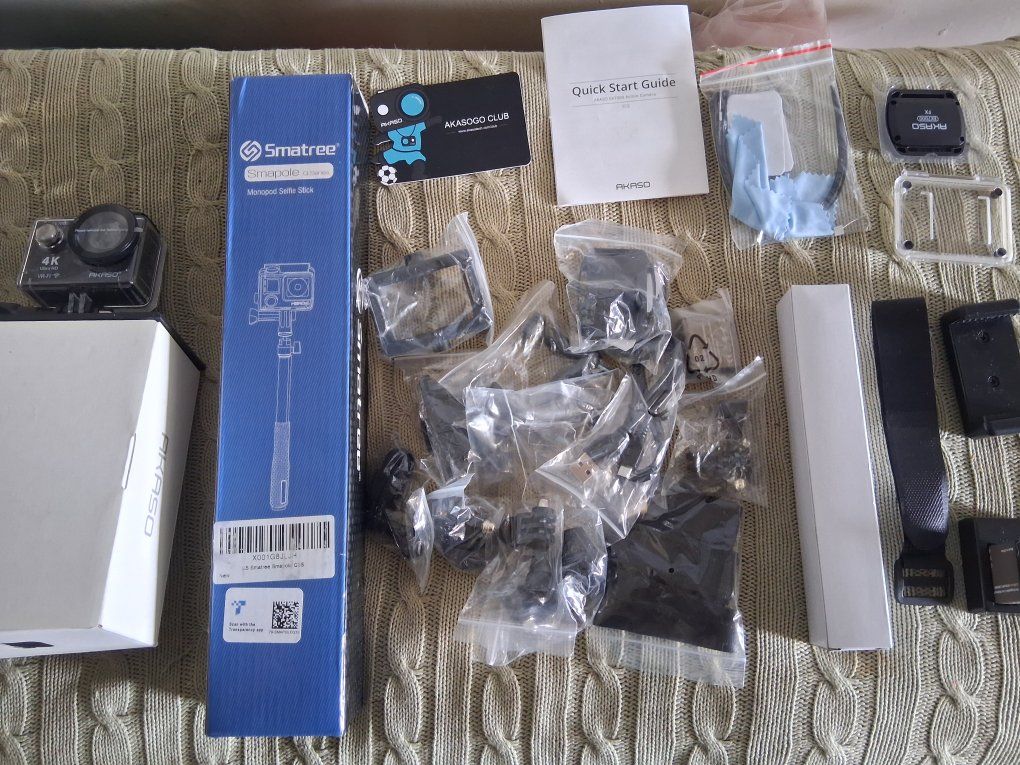 Action Camera Go Pro and Selfie Stick