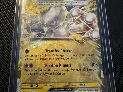 Pokemon Mewtwo ex 058/182 Paradox Rift Tera Holo Card