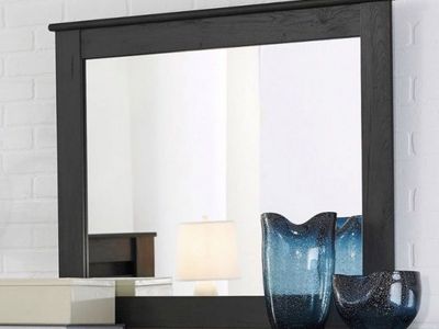 Signature Design by Ashley Brinxton Urban Contemporary 39 x 37 Mirror, Charcoal
