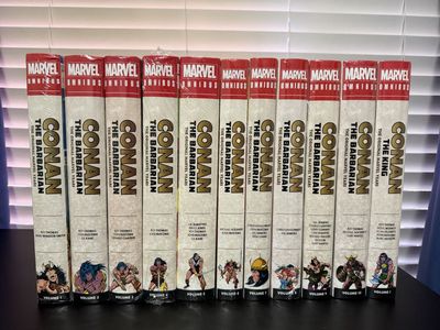 Marvel Conan The Barbarian Original Marvel Years Omnibus Vol 1-10 & The King Conan Vol 1 Set