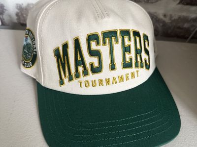 Masters Tournament Augusta National Golf Club Embroidered Snapback Cap