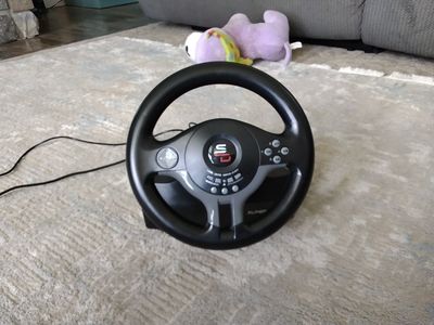 super drive pedals and steering wheel