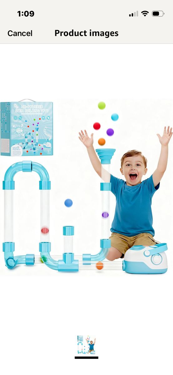 FOHEB Air-Powered STEM Building Toys