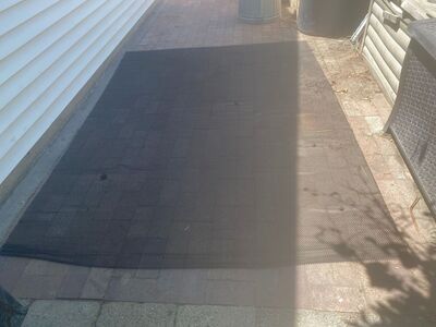 8' 4" X 6' privacy screen steel mesh