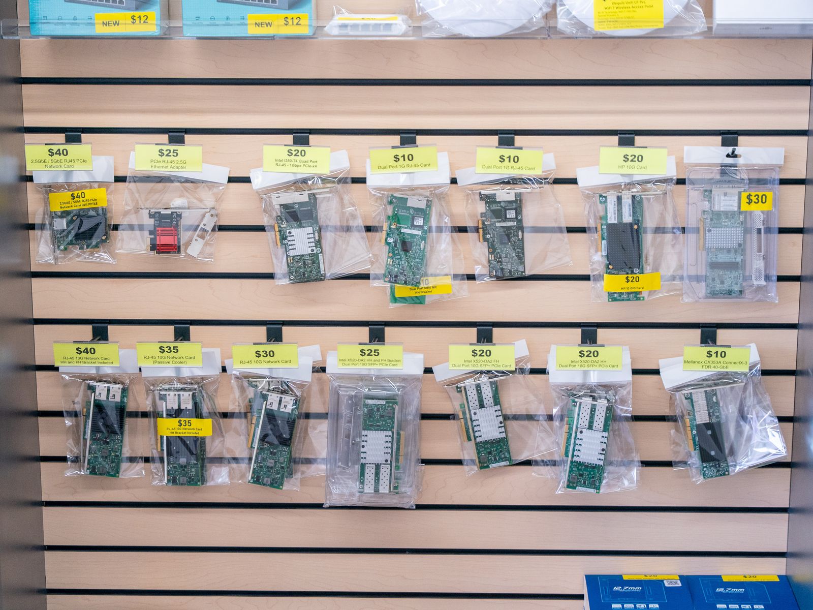 Various Server Network Cards | 1G, 2.5G, 5G, 10G, 40G