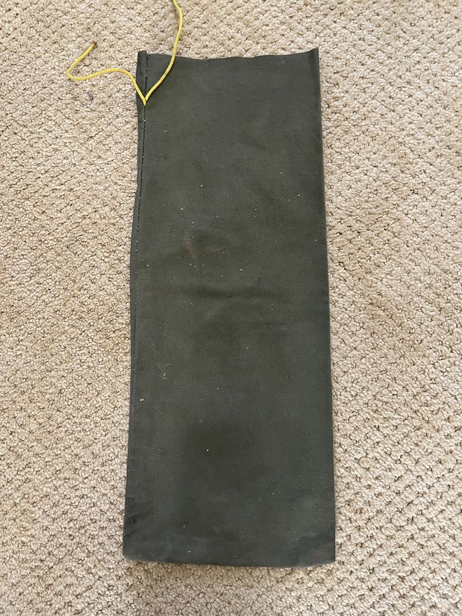 Green Canvas Bags with a Tie - Perfect for Scouting/Summer Camps