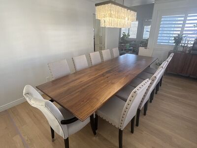 Jacob Dining Table with Vertex Base