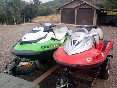 2013, 2005 Sea doos, & trailer
