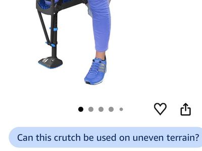 Hands free crutch