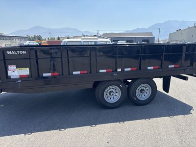 Walton 16' dump trailer