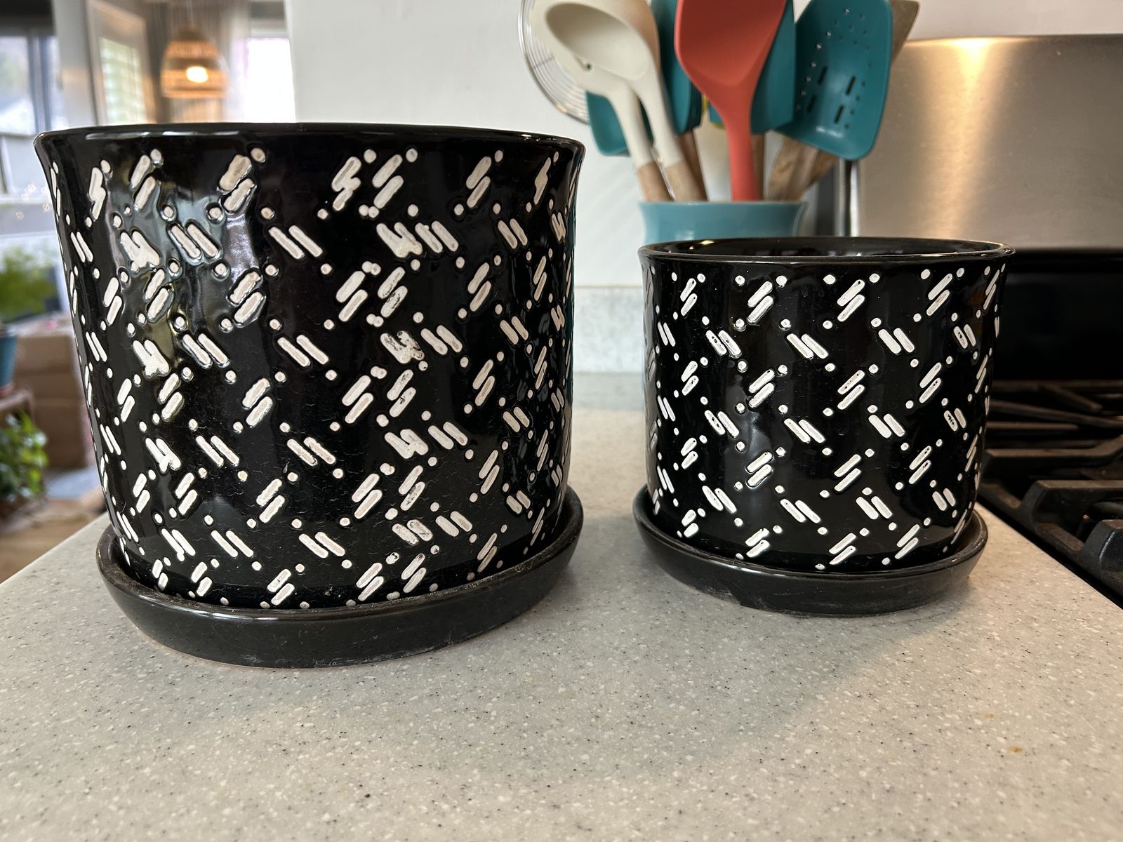 Set Of Ceramic Plant Pots