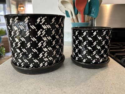 Set Of Ceramic Plant Pots