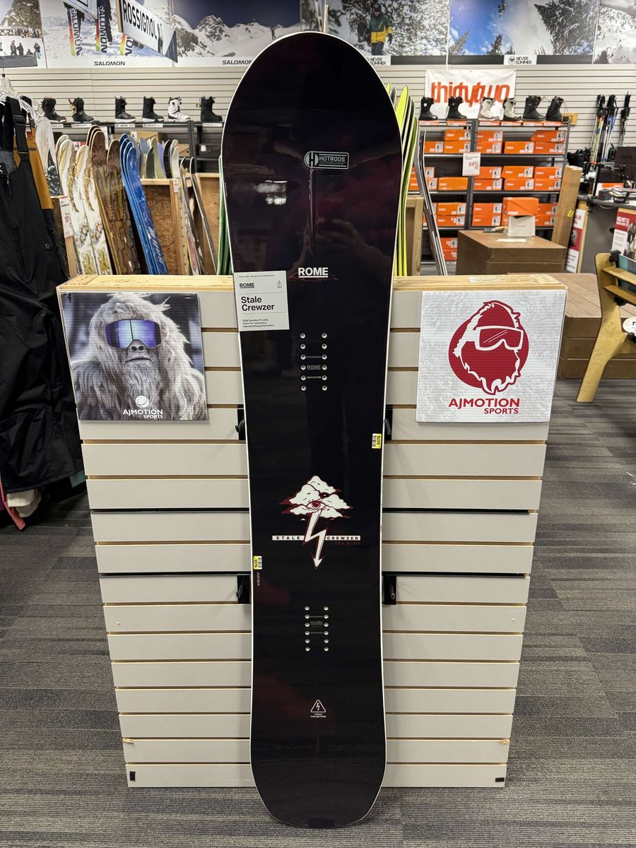 Rome Stale Crewzer 164cm Wide Snowboard - Lightly Used (2026)