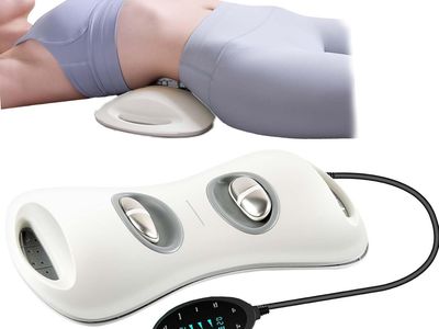 NEW Electric Lumbar Traction Device, with a Metal Massage Head Dynamic Airbag Traction, 20-Level Electrotherapy