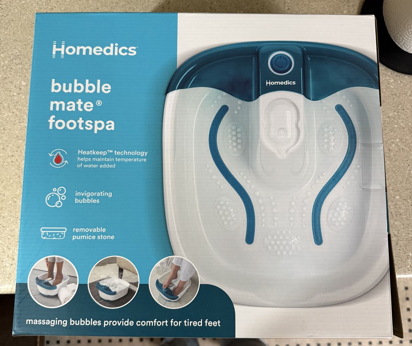 Bubble foot bath