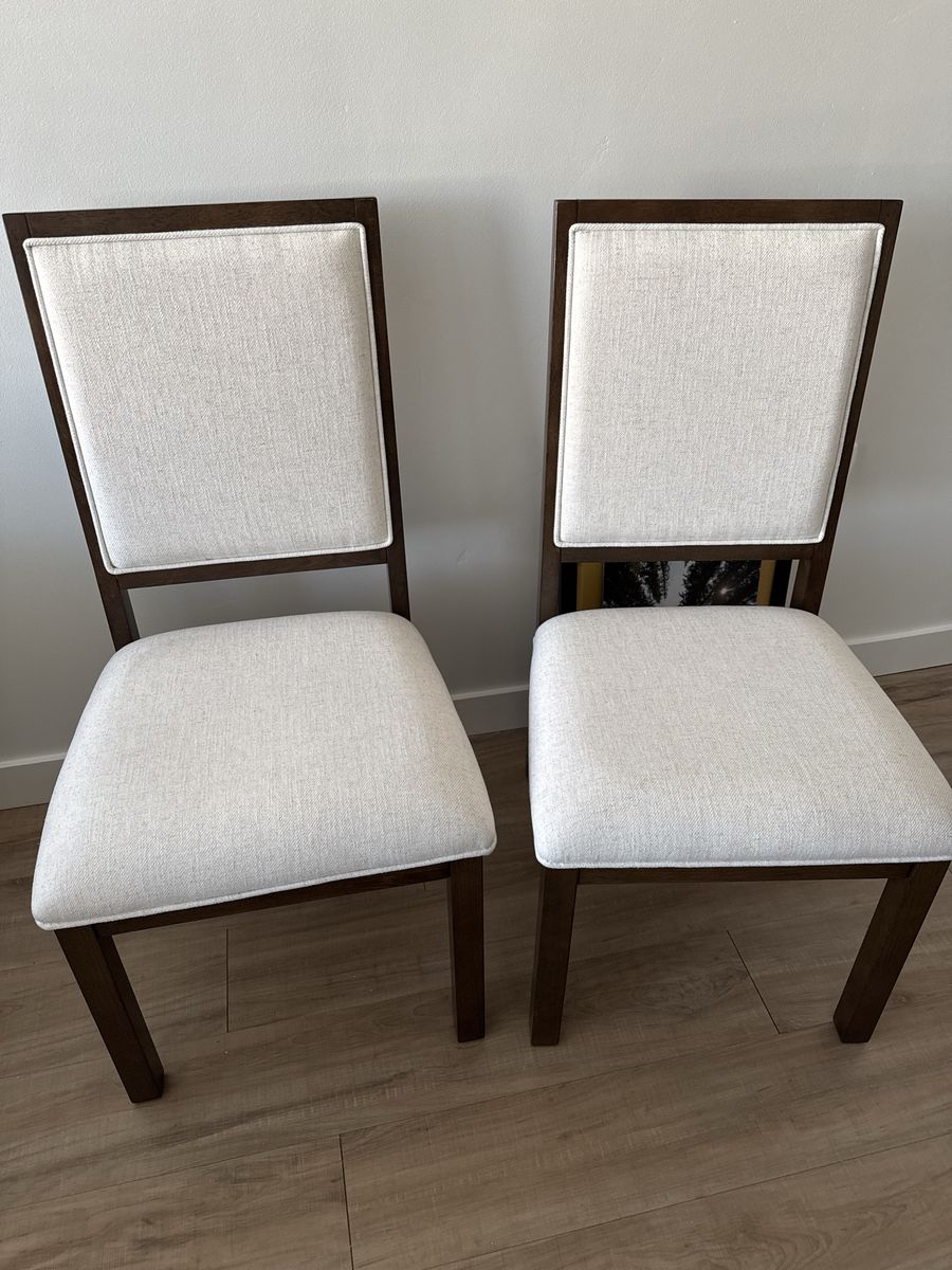 Set of 2 Upholstered Dining Chairs