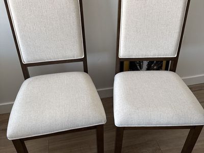 Set of 2 Upholstered Dining Chairs