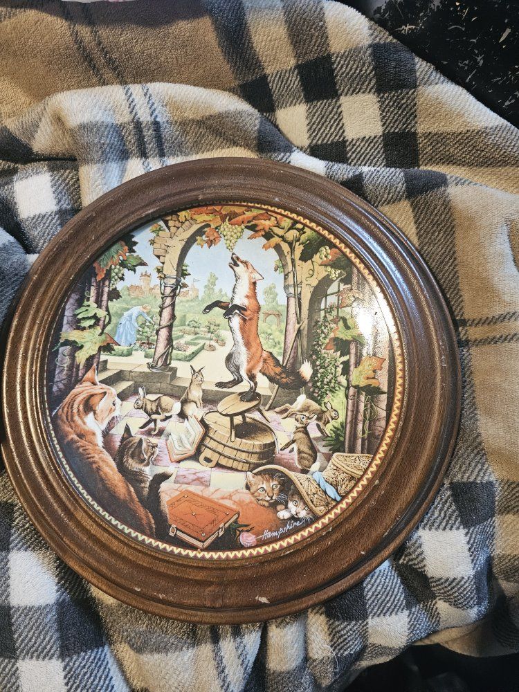 Edwin Knowles plates aseop fables