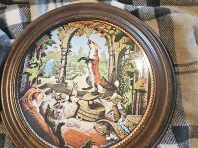 Edwin Knowles plates aseop fables