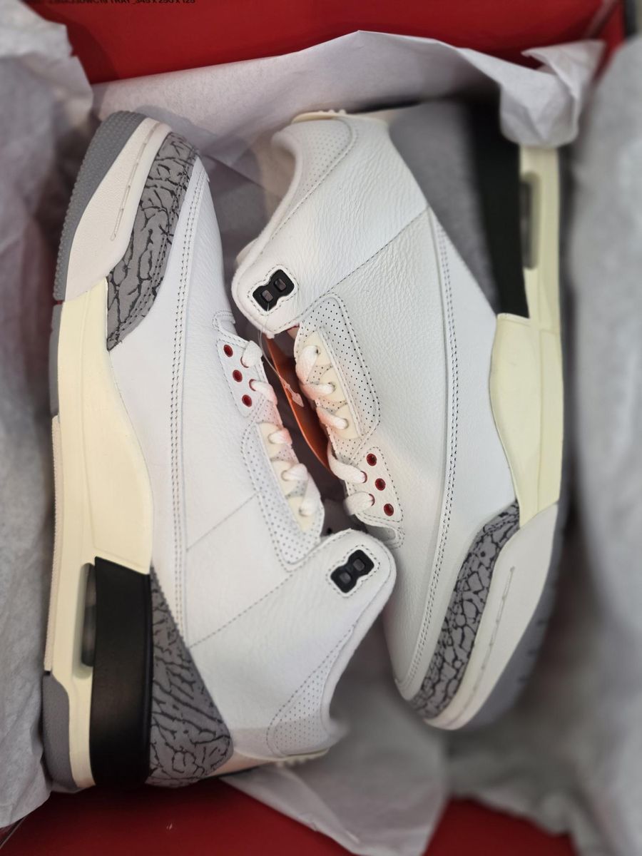 Collectors! Nike Air Jordan 3 Retro Summit White/Fire Red-Black Size 10.5 Brand New! DEAD STOCK with receipt from NIKE.com! $250