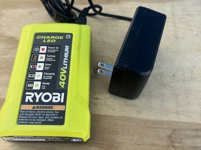 RYOBI OP404VNM 40V Lithium-Ion Battery Charger - Works with RYOBI 40V Batteries