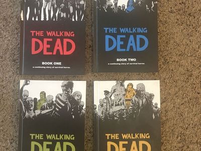 Walking dead hardback books 1-4